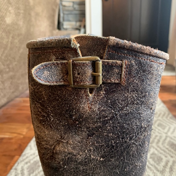 FRYE BLACK/BROWN VERONICA SLOUCH BOOT 7 - Picture 7 of 9